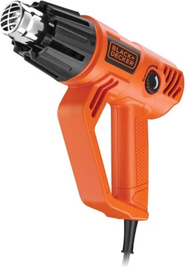 Black & Decker KX2001-QS varmluftspistol 500 l/min 600 °C 2000 W Sort, Rød