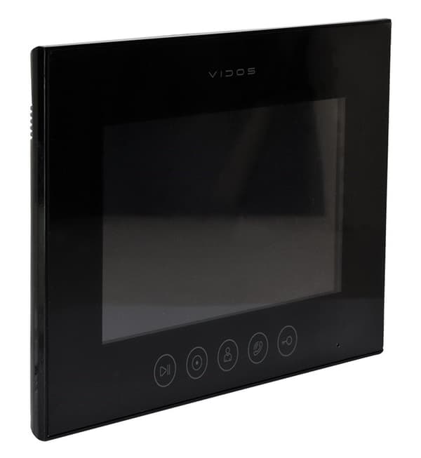 WiFi video dørtelefon monitor VIDOS X M11B-X 7" skærm LCD TFT 1024x600px Sort