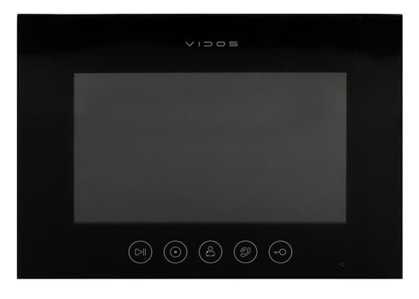 WiFi video dørtelefon monitor VIDOS X M11B-X 7" skærm LCD TFT 1024x600px Sort