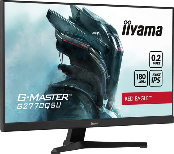 iiyama G-MASTER G2770QSU-B6 datorskärm 68,6 cm (27") 2560 x 1440 pixlar Wide Quad HD LED Svart