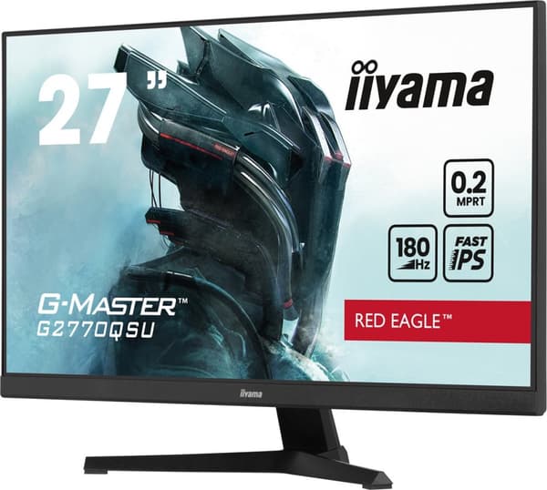 iiyama G-MASTER G2770QSU-B6 datorskärm 68,6 cm (27") 2560 x 1440 pixlar Wide Quad HD LED Svart