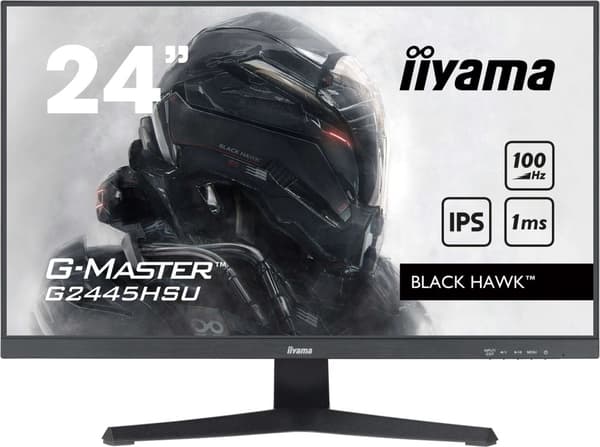 iiyama G-MASTER G2445HSU-B2 computerskærm 61 cm (24") 1920 x 1080 pixels Full HD LCD Sort