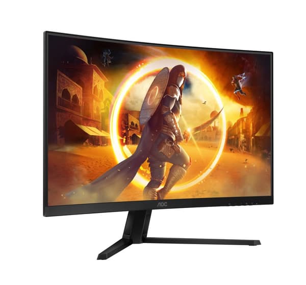 AOC G4 CQ32G4VE computerskærm 81,3 cm (32") 2560 x 1440 pixels Quad HD LCD Sort, Grå