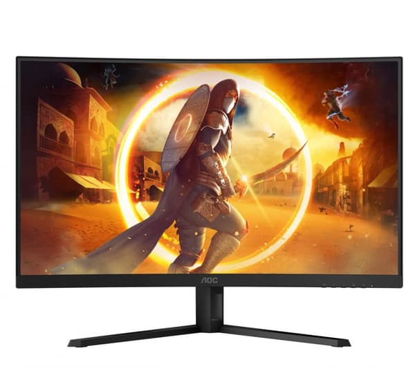 AOC G4 CQ32G4VE computerskærm 81,3 cm (32") 2560 x 1440 pixels Quad HD LCD Sort, Grå