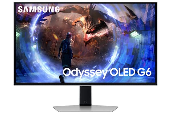Samsung G60SD datorskärm 68,6 cm (27 tum) 2560 x 1440 pixlar Quad HD OLED Silver Silver