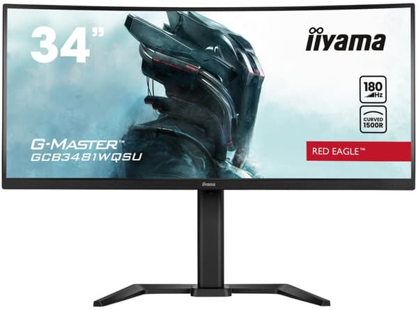 IIYAMA LED-NÄYTTÖ 34" GCB3481WQSU-B1 180Hz musta