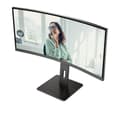 Miniatyrbild 2 av 7: AOC CU34P3CV datorskärm 86,4 cm (34") 3440 x 1440 pixlar UltraWide Quad HD LED Svart