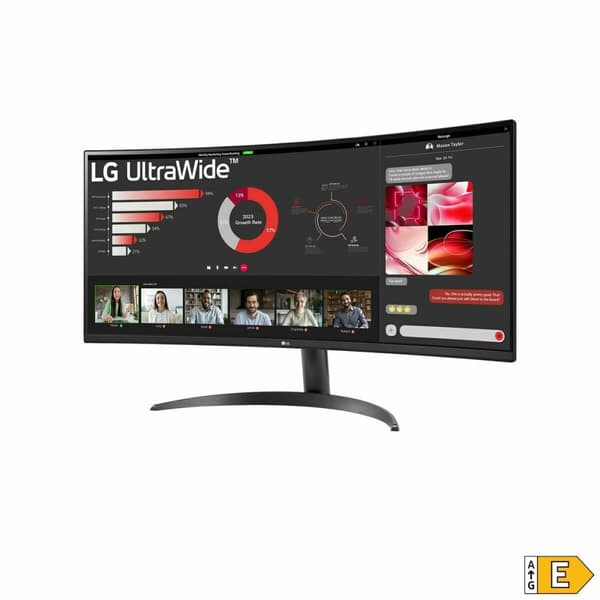 Näyttö LG 34WR50QK-B 34" 4K Ultra HD LCD Wide Quad HD