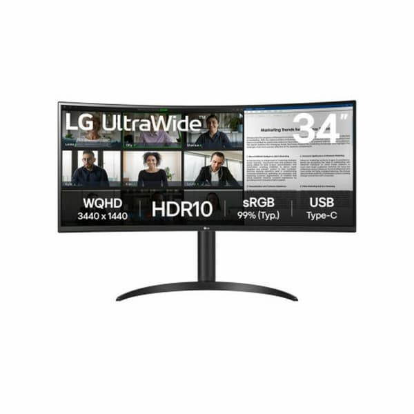 Näyttö LG 34WR50QK-B 34" 4K Ultra HD LCD Wide Quad HD