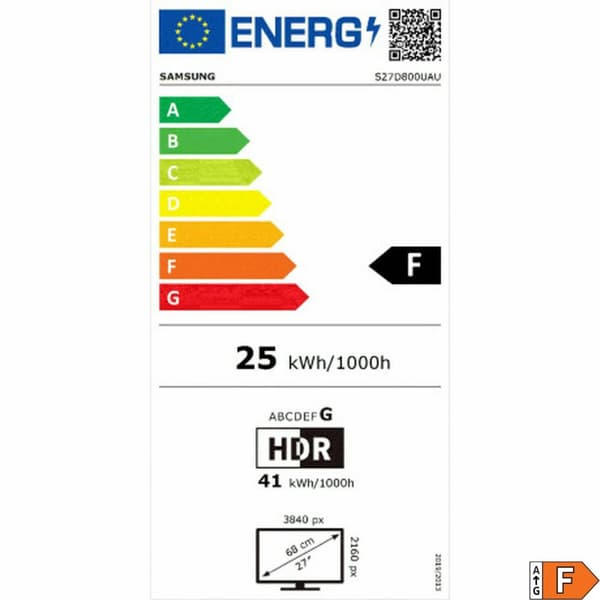 Pelinäyttö Samsung LS27D800UAUXEN 27" (27") 4K Ultra HD (4K Ultra HD)