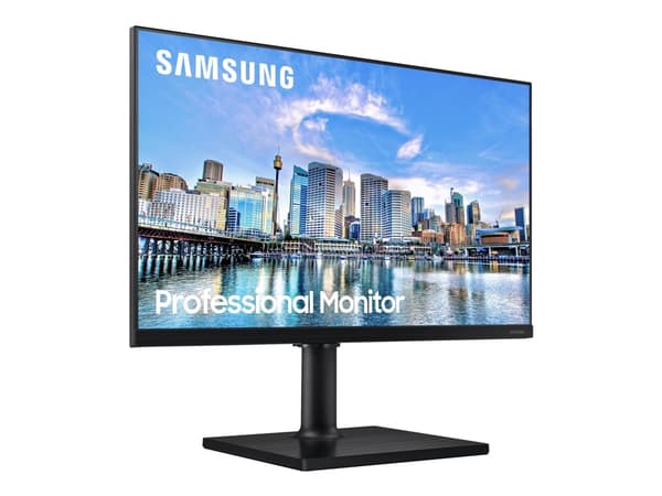 Samsung F24T450FQR - T45F Series - LED-skärm - 24" - 1920 x 1080 Full HD (1080p) @ 75 Hz - IPS - 250 cd/m² - 1000:1 - 5 ms - 2xHDMI, DisplayPort - sv
