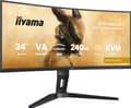 Miniatyrbilde 4 av 5: iiyama G-MASTER GCB3486WQSCP-B1, 86,4 cm (34"), 1440 x 3440 piksler, 4K Ultra HD, 0,4 ms, Sort