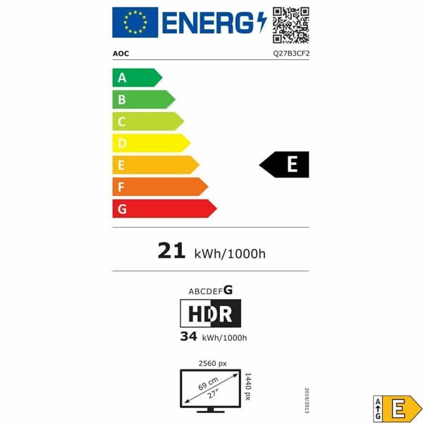 Pelinäyttö AOC Q27B3CF2 27" Full HD