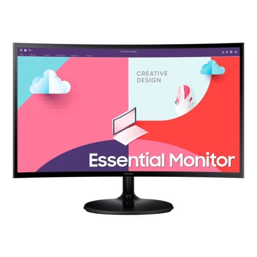 Samsung S24C360EAU - S36C Series - LED-skärm - böjd - Full HD (1080p) - 24" Svart