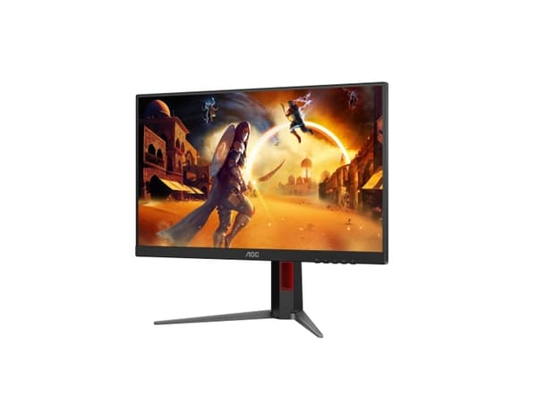 AOC G4 24G4HA, 60,5 cm (23.8"), 1920 x 1080 pixel, Fuld HD, LED, 1 ms, Sort, Rød