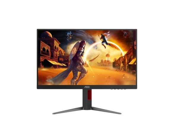 AOC G4 24G4HA, 60,5 cm (23.8"), 1920 x 1080 pixel, Fuld HD, LED, 1 ms, Sort, Rød