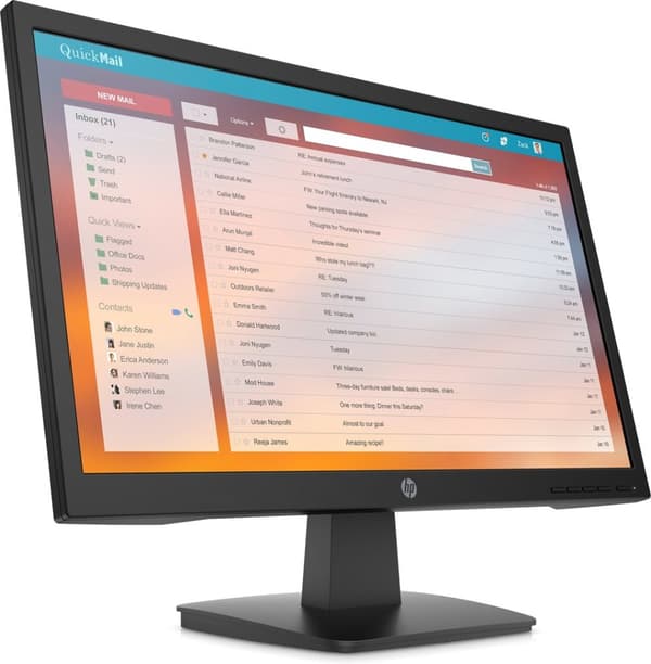 HP P22v G4 datorskärm 54,6 cm (21,5 tum) 1920 x 1080 pixlar Full HD Svart