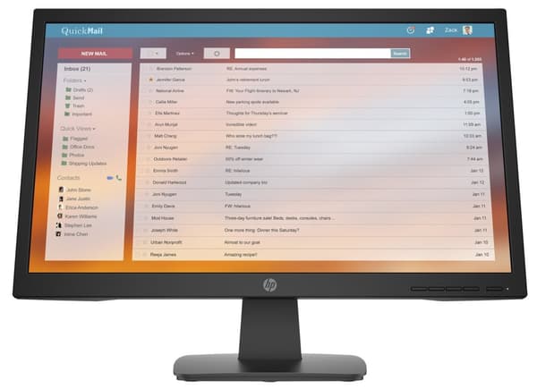HP P22v G4 datorskärm 54,6 cm (21,5 tum) 1920 x 1080 pixlar Full HD Svart Svart