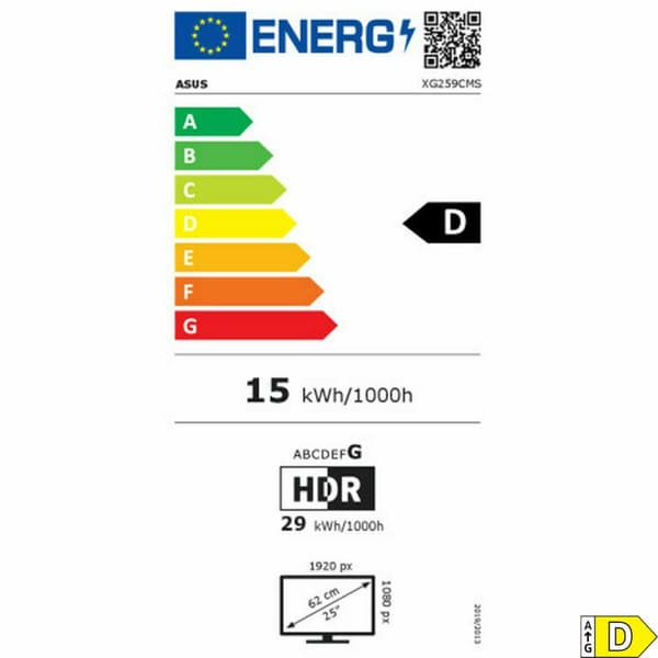 KÄYTETTY Näyttö Asus 24,5" Full HD (Kunnostetut Tuotteet A)