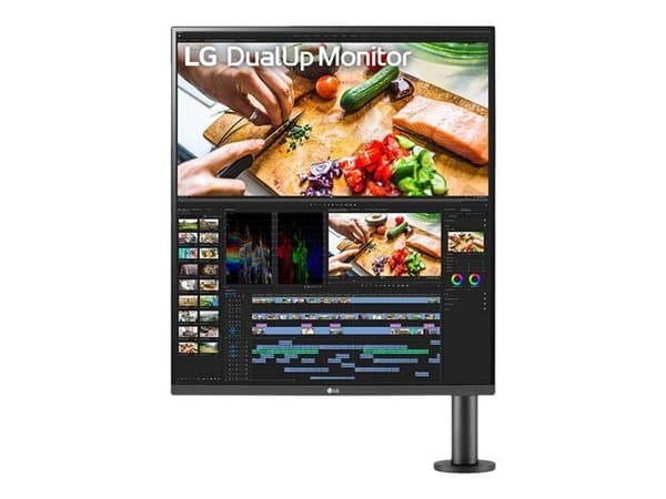 SKÄRM LG 28" Svart 28MQ780-B 16:9 Nano IPS LED QHD 2560x2880 300cd/m2 2xHDMI DP USB-C 2xUSB 3.0 Justerbar ergonomisk fot