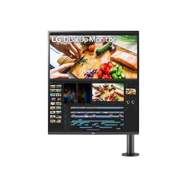 SKÄRM LG 28" Svart 28MQ780-B 16:9 Nano IPS LED QHD 2560x2880 300cd/m2 2xHDMI DP USB-C 2xUSB 3.0 Justerbar ergonomisk fot