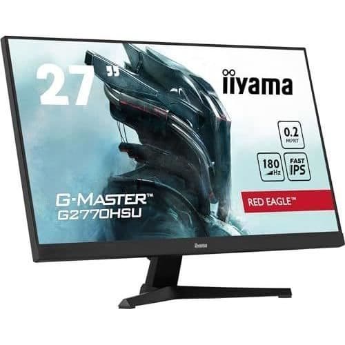 PC-skärm - IIYAMA - G2770HSU-B6 - 27" IPS FHD 1920 x 1080 - 0,2ms - 180Hz - HDMI DP - Svart