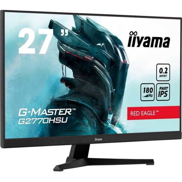 PC-skärm - IIYAMA - G2770HSU-B6 - 27" IPS FHD 1920 x 1080 - 0,2ms - 180Hz - HDMI DP - Svart