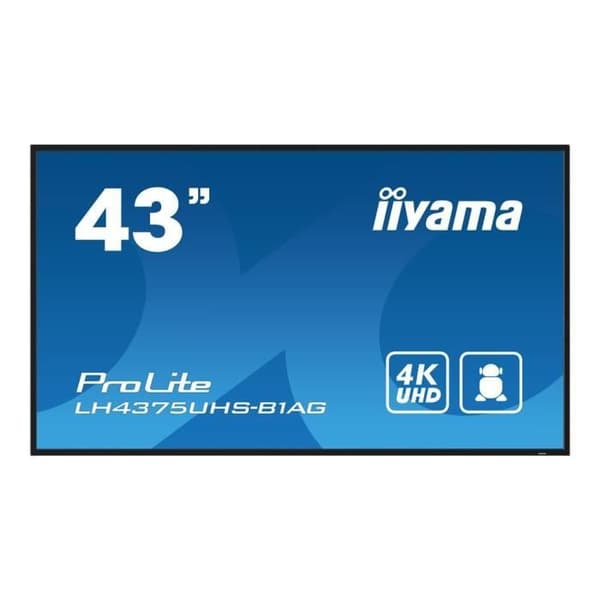 LCD-skärm - iiyama - ProLite LH4375UHS-B1AG - 43 tum - 4K - LED-bakbelyst