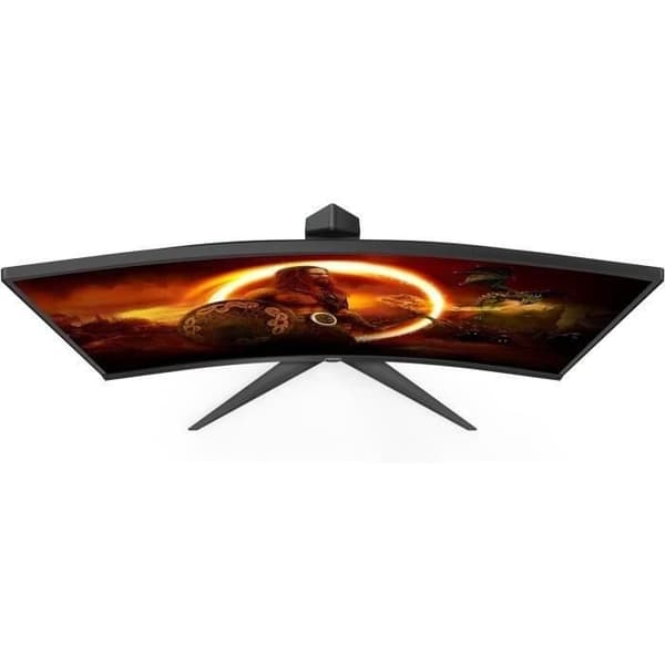 Böjd PC Gamer-skärm - AOC - CQ27G2S/BK - 27" VA QHD 1ms 144Hz HDMI DisplayPort USB HP Pivot Justerbar i höjdled Freesync