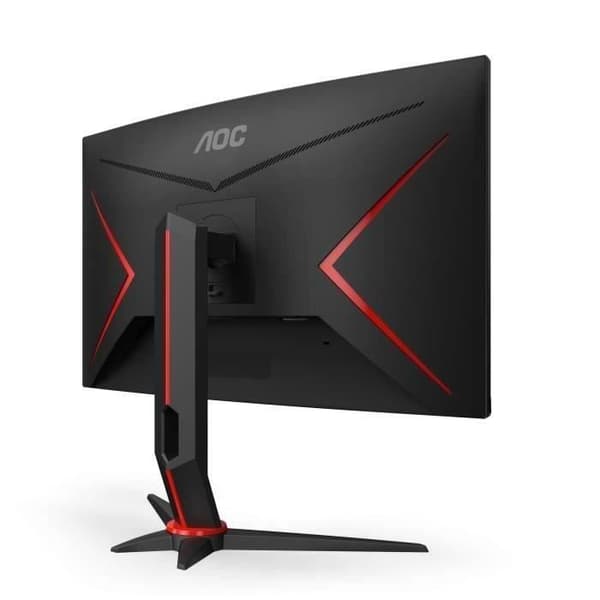 Böjd PC Gamer-skärm - AOC - CQ27G2S/BK - 27" VA QHD 1ms 144Hz HDMI DisplayPort USB HP Pivot Justerbar i höjdled Freesync