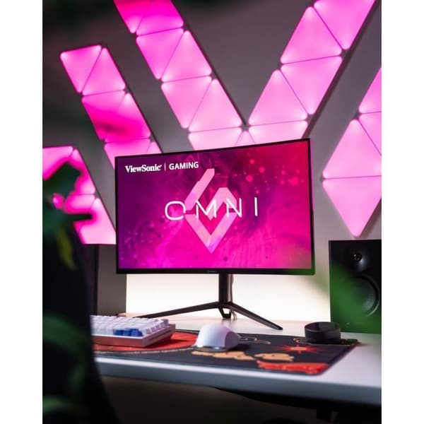 Böjd Gaming PC-skärm - VIEWSONIC VX2718-PC-MHDJ - 27" FHD - VA-panel - 1 ms - 165Hz - Justerbar fot