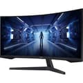 Miniatyrbild 2 av 6: Böjd PC Gamer-skärm - SAMSUNG - ODYSSEY G5 - G55T C34G55TWWP - 34'' UWQHD - VA-panel - 1 ms - 165Hz - HDMI / DisplayPort / USB