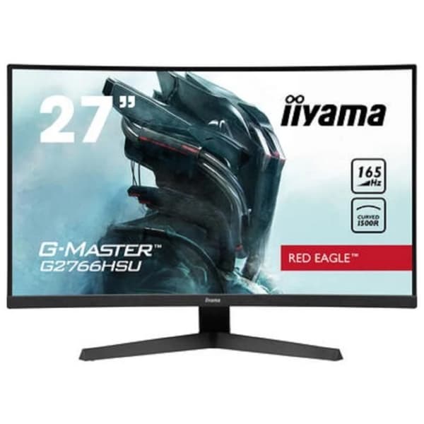 Böjd PC-spelskärm - IIYAMA G-Master Red Eagle G2766HSU-B1 - 27" FHD - VA-panel - 1 ms - 165Hz Svart