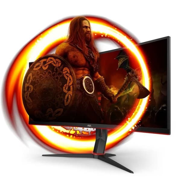 PC Gamer-skärm - AOC - CU34G2X/BK - 34" VA Curved UWQHD 1ms 144Hz HDMI DisplayPort USB Pivot Höjdjusterbar Freesync