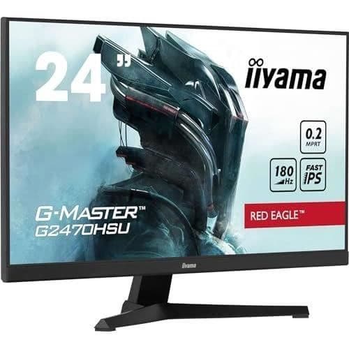 PC-skärm - IIYAMA - G2470HSU-B6 - 24" IPS FHD 1920 x 1080 - 0,2ms - 180Hz - HDMI DP - Svart