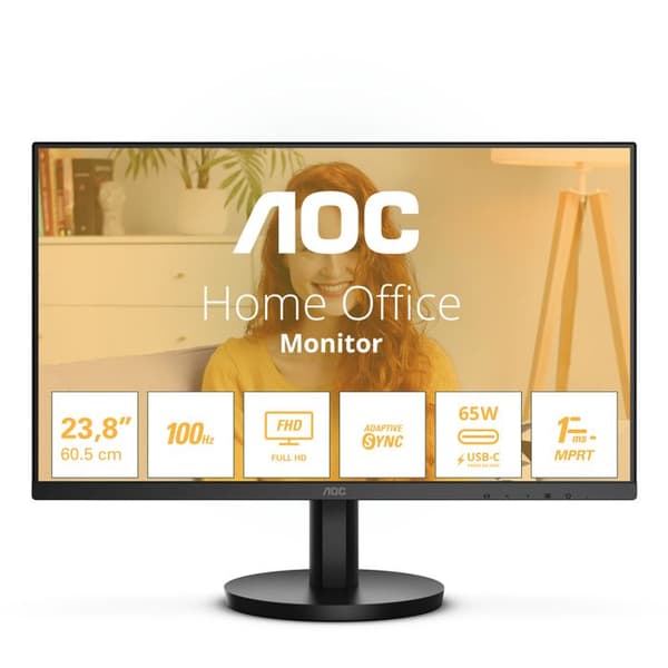 Skärm PC - AOC - 24B3CA2 - 1920 x 1080 - IPS - HDMI - AMD FreeSync Svart