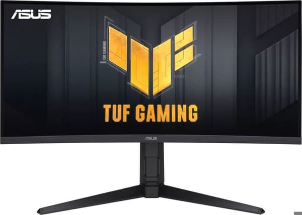 ASUS 34' LED - TUF Gaming VG34VQL3A - 3440 x 1440 pixlar - 1 ms (grå till grå) - 21-9 - Böjd VA-panel - HDR10 - 180 Hz - FreeSync