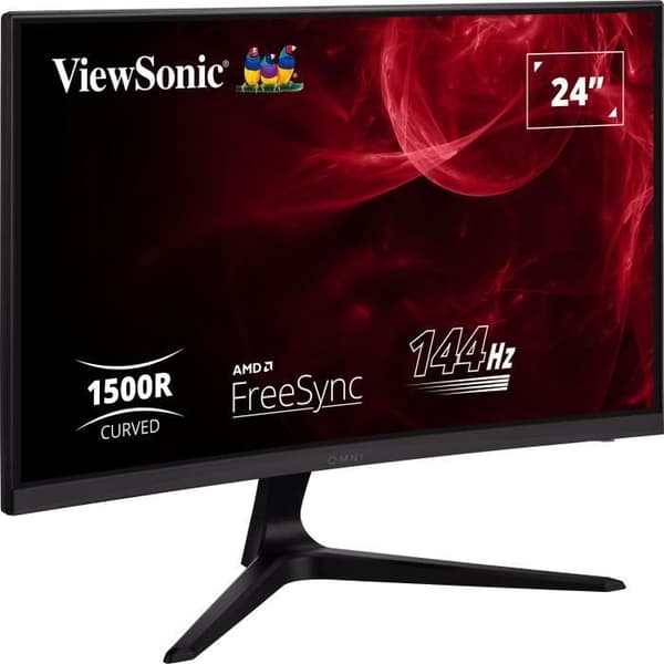 PC Gaming Skärm - VIEWSONIC - 24" - FHD - VA Panel - 1ms(MPRT) - 165Hz - VX2418C