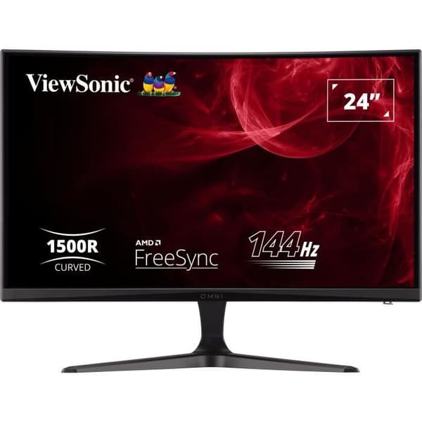 PC Gaming Skärm - VIEWSONIC - 24" - FHD - VA Panel - 1ms(MPRT) - 165Hz - VX2418C