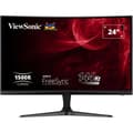 Miniatyrbild 1 av 6: PC Gaming Skärm - VIEWSONIC - 24" - FHD - VA Panel - 1ms(MPRT) - 165Hz - VX2418C