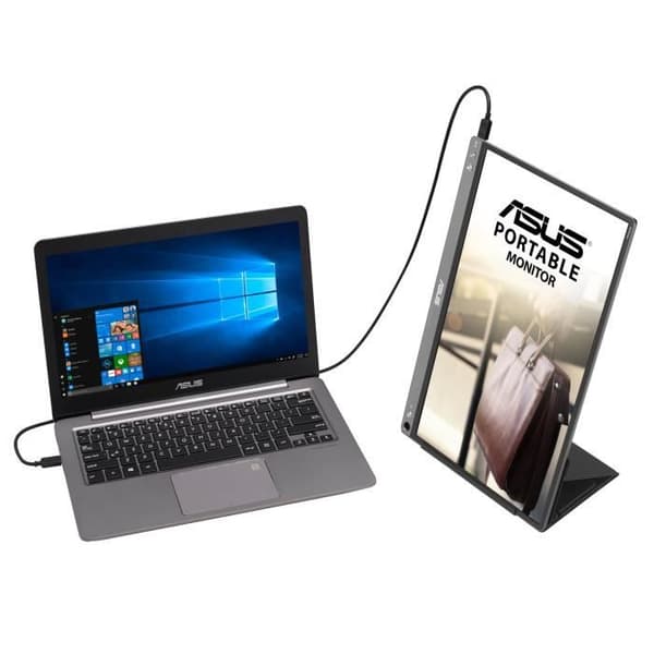 ASUS ZenScreen MB16ACE mobil datorskärm - 15,6" - IPS - Full HD 1920x1080 px - 5ms - 60Hz - 220cd/m² - USB-C - Mörkgrå