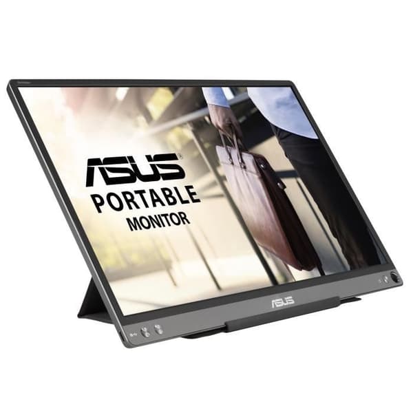 ASUS ZenScreen MB16ACE mobil datorskärm - 15,6" - IPS - Full HD 1920x1080 px - 5ms - 60Hz - 220cd/m² - USB-C - Mörkgrå