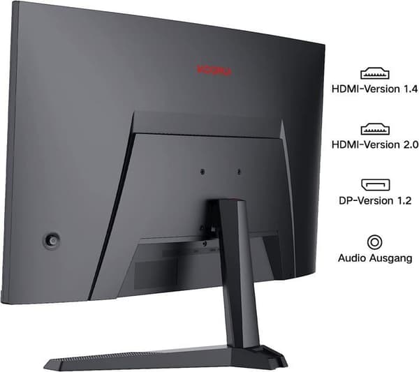 Böjd PC-spelskärm - KOORUI 27E6QC - 27" WQHD - VA Panel - 144Hz - 1ms - 1xHDMI
