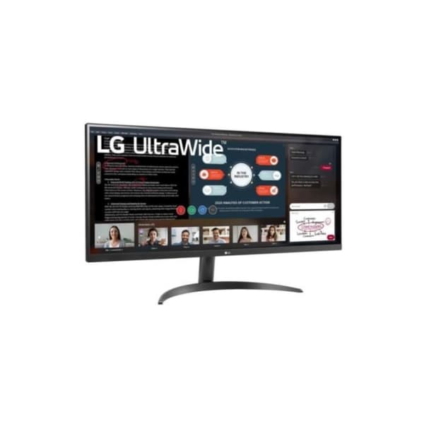 SKÄRM LG 34" Svart 34WP500-B.BEU 21:9 UWQHD IPS 5ms 2560X1080 250cd/m2 2xHDMI FreeSync HDR 10 Svart Stabiliz justerbar fot