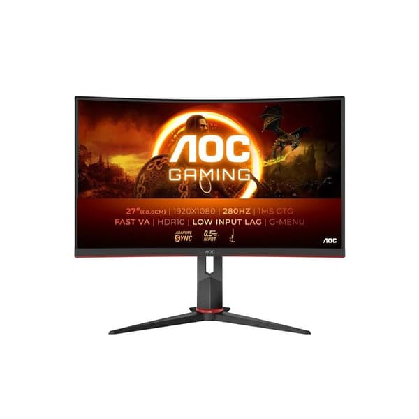 AOC C27G2Z3/BK PC-skärm - 27 tum - Full HD 1920 x 1080 - 1 ms - HDMI/DisplayPort - Svart