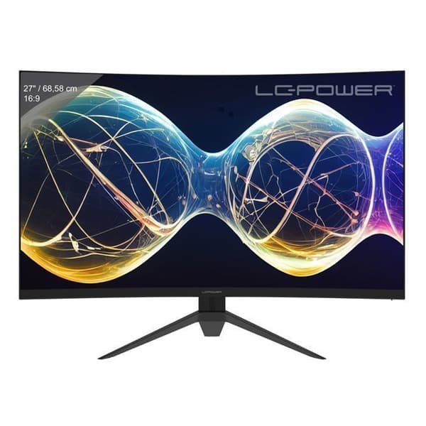 Kurvad PC-skärm - LC-Power - LC-M27-FHD-165-C-V3 - 27" - Full HD 1920x1080 - 165Hz - 1ms Svart