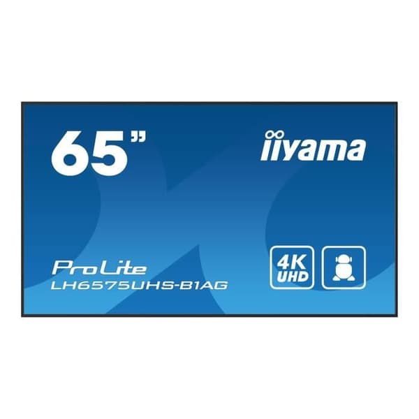 LCD-skärm - iiyama - ProLite LH6575UHS-B1AG - 65 tum - 4K - Svart