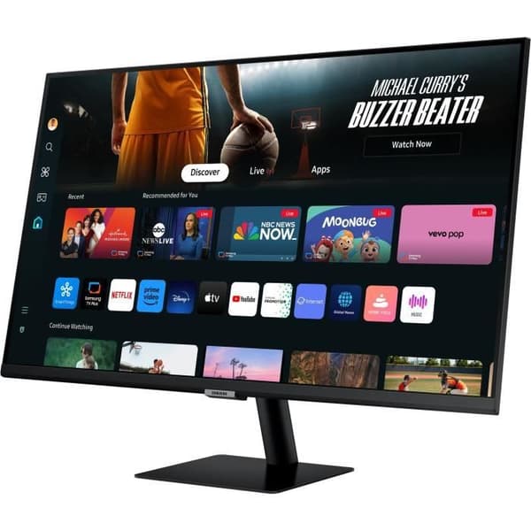 PC-skärm - SAMSUNG - SMART MONITOR M7 DM700 - 32" UHD 4K - VA-panel - 60Hz - HDR10 - USB-C 65W - HDMI - Högtalare - Svart
