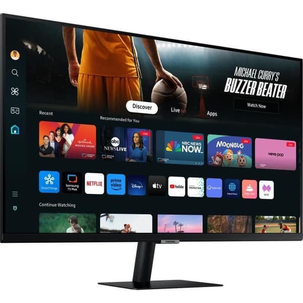 PC-skärm - SAMSUNG - SMART MONITOR M7 DM700 - 32" UHD 4K - VA-panel - 60Hz - HDR10 - USB-C 65W - HDMI - Högtalare - Svart