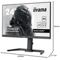 Miniatyrbild 6 av 6: Ecran PC Iiyama GB2445HSU-B1 24'' Gaming G-Master Black Hawk, IPS, FreeSync, 1920x1080 a100Hz, 1ms, HDMI, DisplayPort, USB HUB, Svart
